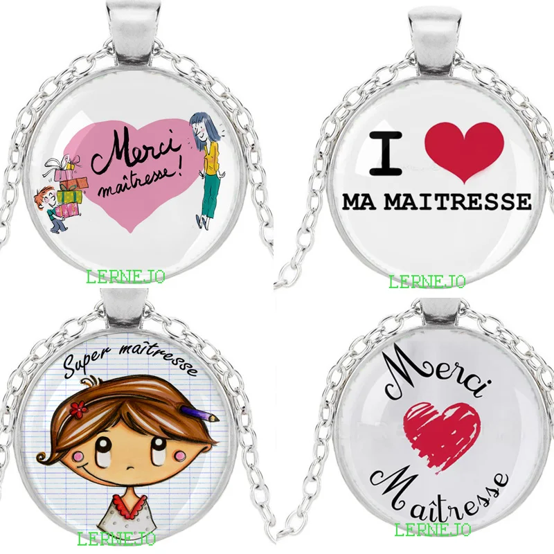 Ожерелье Cadeau maitresse Collier Pendentif Merci Super оригинальный персональный подарок спасибо