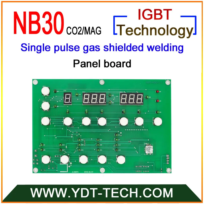 NB30 один импульс газовой сварки панель управления для сварки углеродистой стали и нержавеющей стали разработан (2 шт. карты)