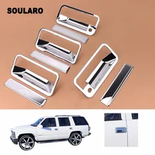 Accessories Tahoe And Get Free Shipping On Aliexpress Auto Accessories Chrome 4d Door Handle Cover Trims For 1988 1998 1992 1999 Chevy
