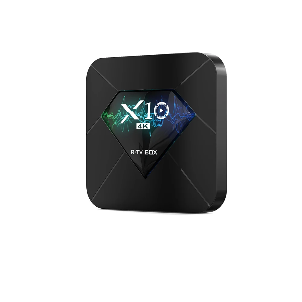 В виде буквы «R» ТВ коробка Android 7,1 ТВ Box Amlogic S905w Quad-Core 2 Гб Оперативная память 16 Гб Встроенная память 2,4G, Wi-Fi, 1080 P H.265 4 K Google Play Netflix Media Player