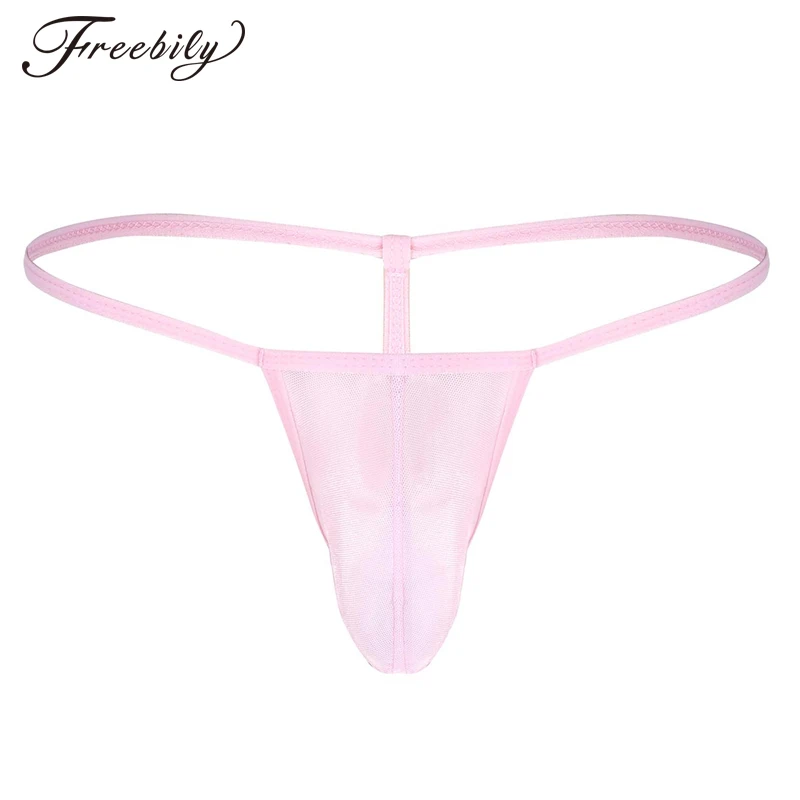 

Men Sexy thongs candy sheer see through mesh male g string Men Daring Men Teardrop String jockstrap gay underwear micro thongs