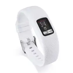 Для часы с датчиками ремень, замена силиконовый ремешок для наручных часов Garmin Vivofit 4 Смарт-часы