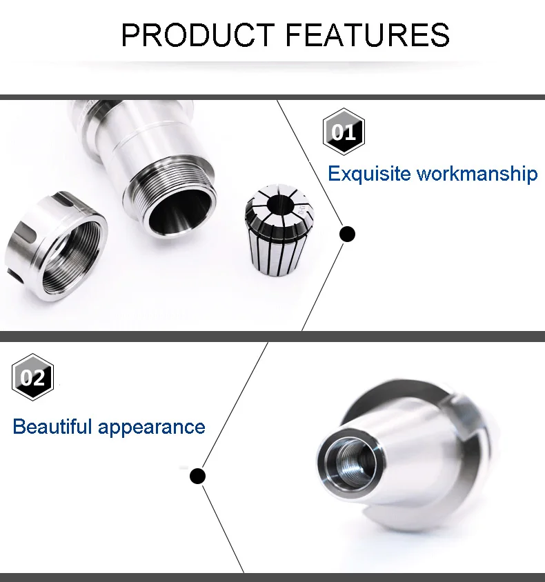 1 шт. BT30 BT40-ER16 ER20 ER25 ER32 цанговый патрон Держатель CNC обрабатывающий центр шпоночный высокоскоростной BT30 BT40 держатель инструмента с ЧПУ