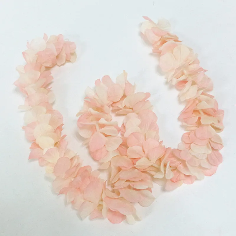  Flone Artifiical Wisteria Bean Vine Simulation Colorful Flower Rattan Silk Flower Wedding Party Scene Stage Decor Fake Flowers (9)
