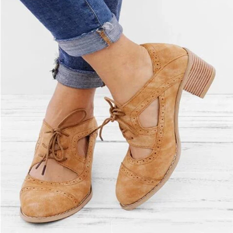 

sapato feminino 2019 Spring PU Leather Women Vintage Lace up Sandals Ladies Roman High Shoes Woman open toe Gladiator sandals