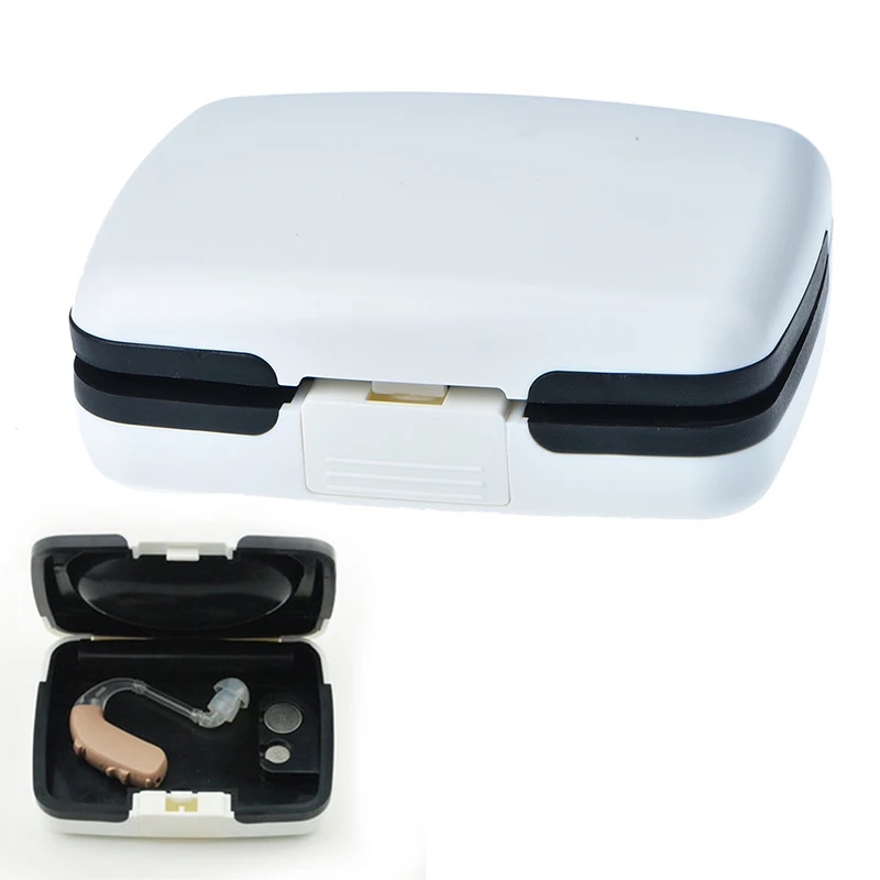 

Hearing Aid Aids Storage Case Carrying Box Handy storage for hearing aids Ear Care