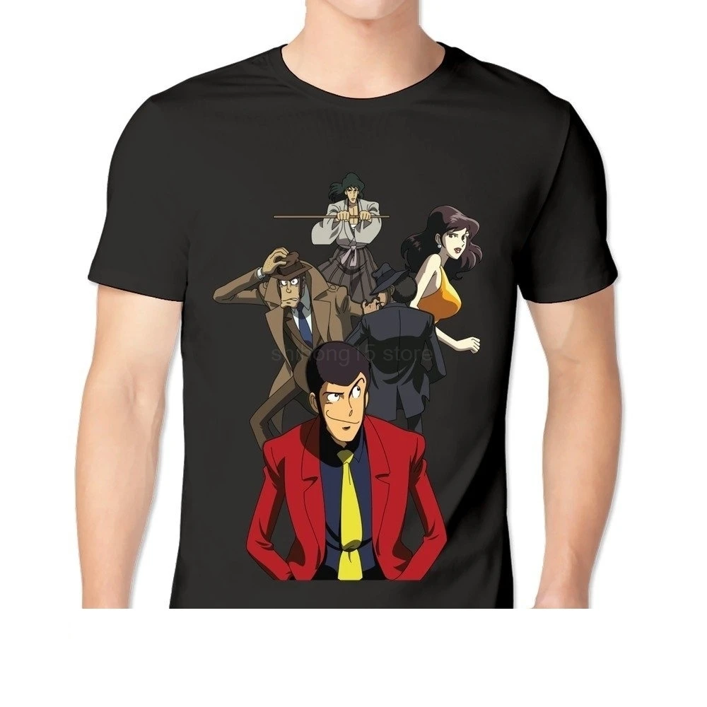 

Men T shirt Lupin The Third 100% Cotton funny t-shirt novelty tshirt men