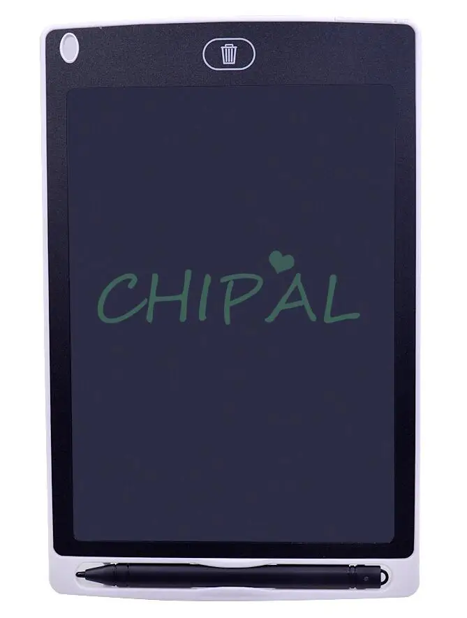 CHIPAL игрушки для рисования ЖК-планшет для письма стираемый планшет электронный безбумажный ЖК-планшет для рукописного ввода детская письменная доска подарки для детей - Цвет: White Digital Tablet