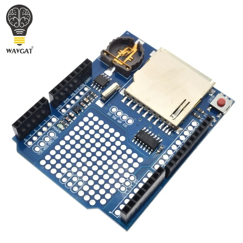 Модуль регистрации данных Suq V1.0 для SD карты Arduino UNO|shield for arduino|shield arduino unoshield uno |