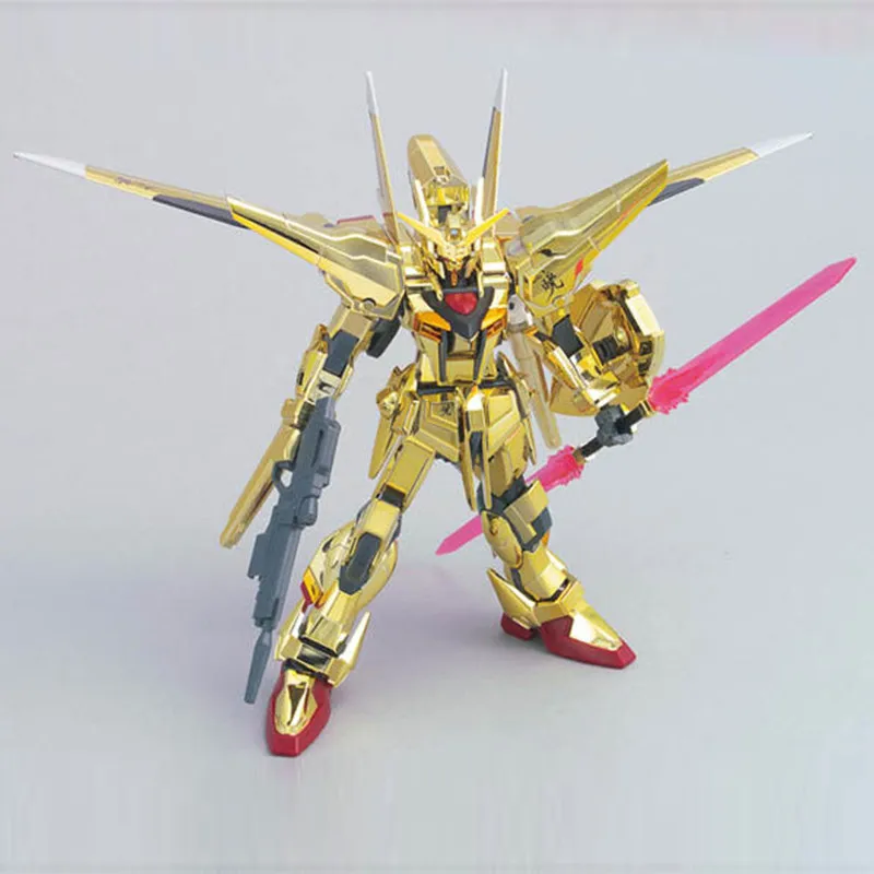 Billig Neue Anime Gaogao HG 1 144 Mobile Kämpfer Akatsuki Gundam Oowahi Vollen Satz heißer kinder spielzeug action figuren montiert Enthalten in basis