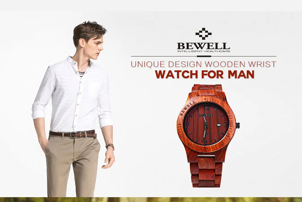 2017 BigBen Bewell Luxury Brand Wood Watch Men Analog Natural Quartz Movement Date Male Wristwatches Clock Relogio Masculino (3)