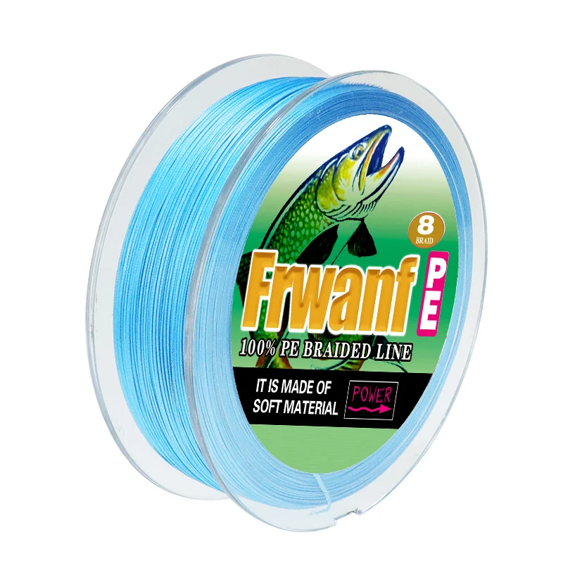 Рыболовная плетеная леска Frwanf x8 300 м 347 ярдов 8 нитей Мультифиламент PE 130 150 200 250 300LBS