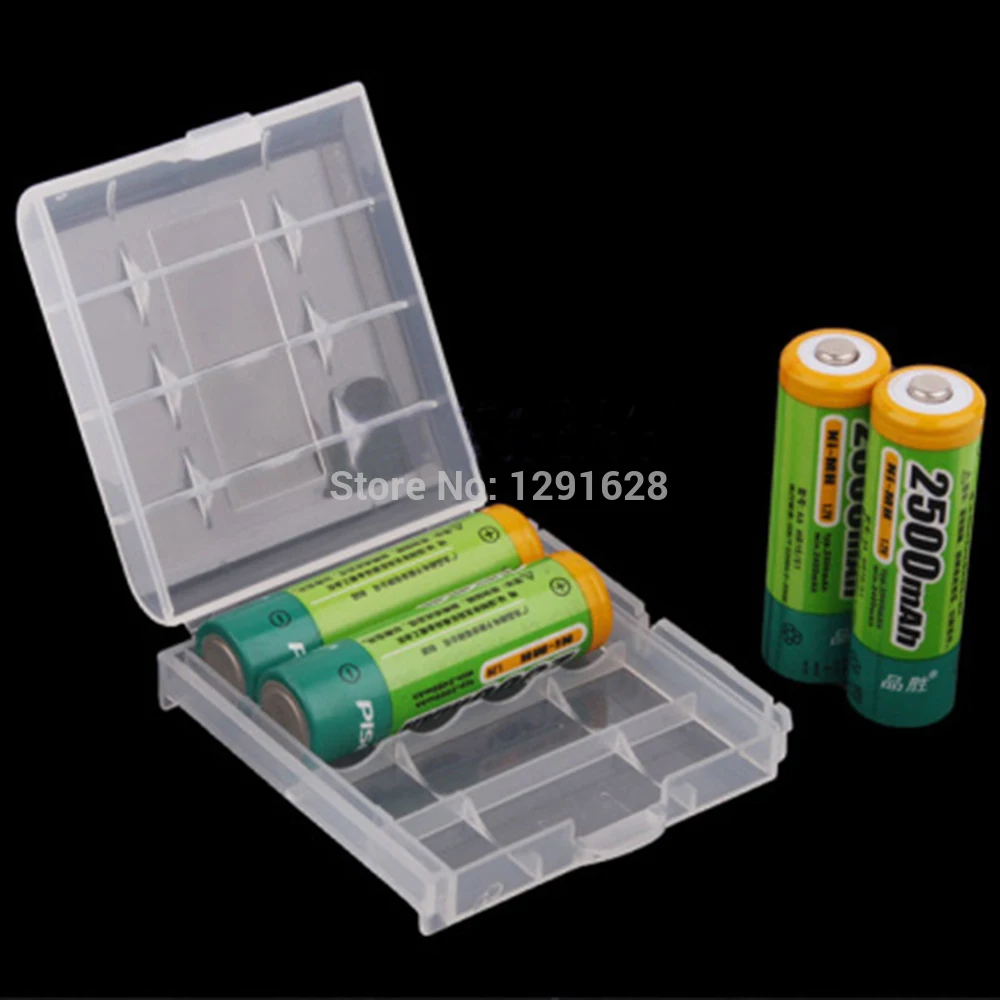 2pcs/set Battery Storage Box For AA AAA Battery Hard Case Boxes Battery Holderin Battery