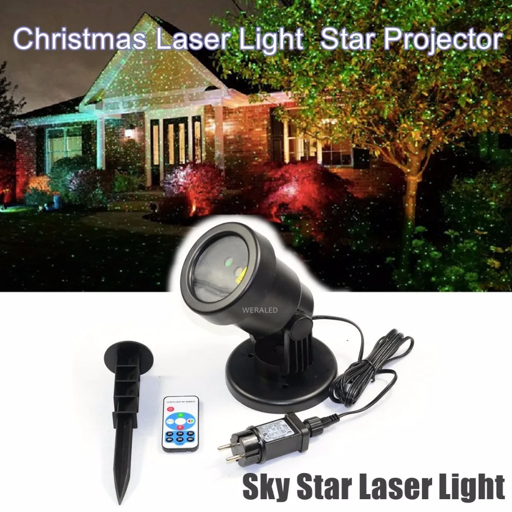 WERALED Outdoor Waterproof IP65 Garden Decoration Christmas Sky Star
