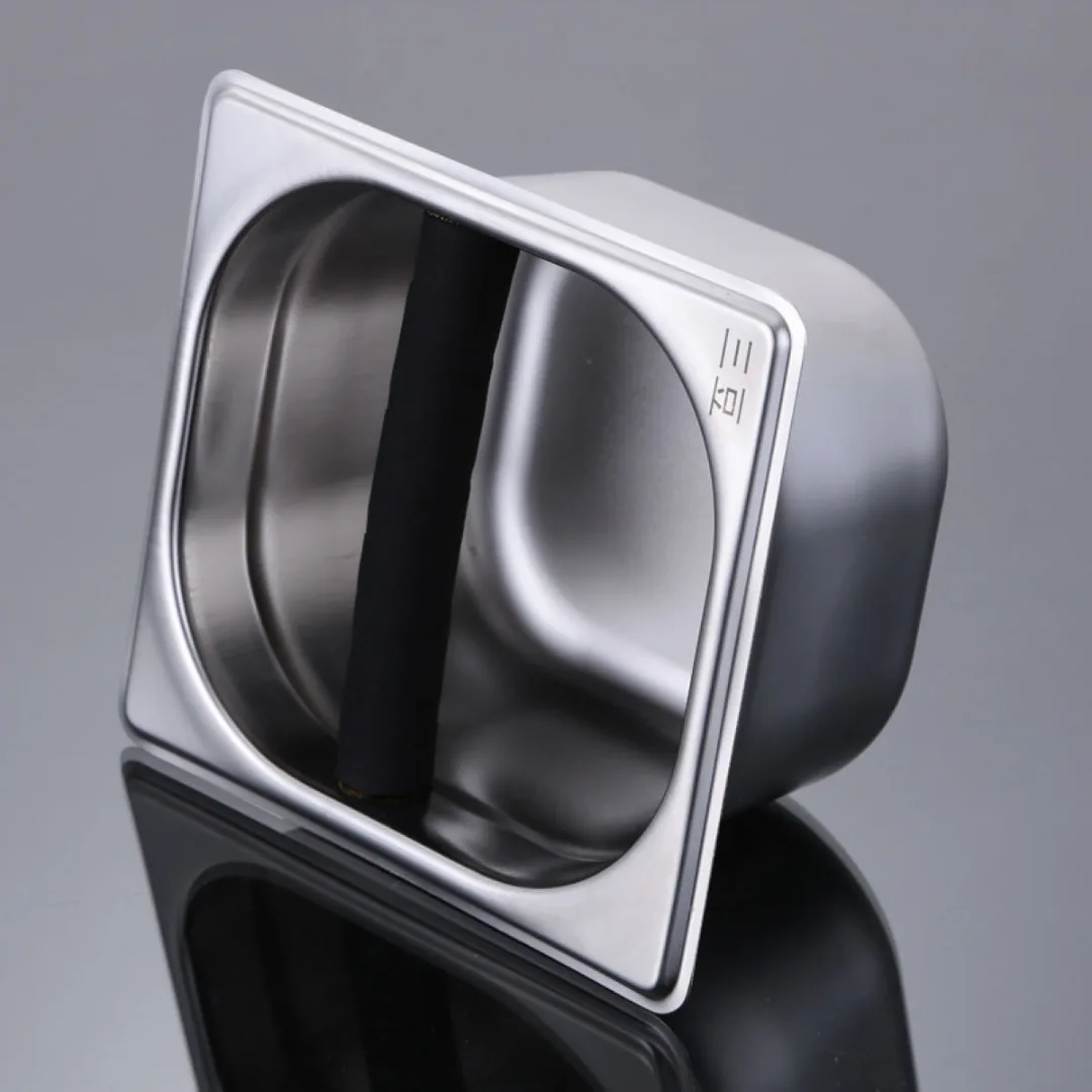 1pc Stainless Steel Tool Accessory Coffee Knock Box for Espress Coffee Maker Machine