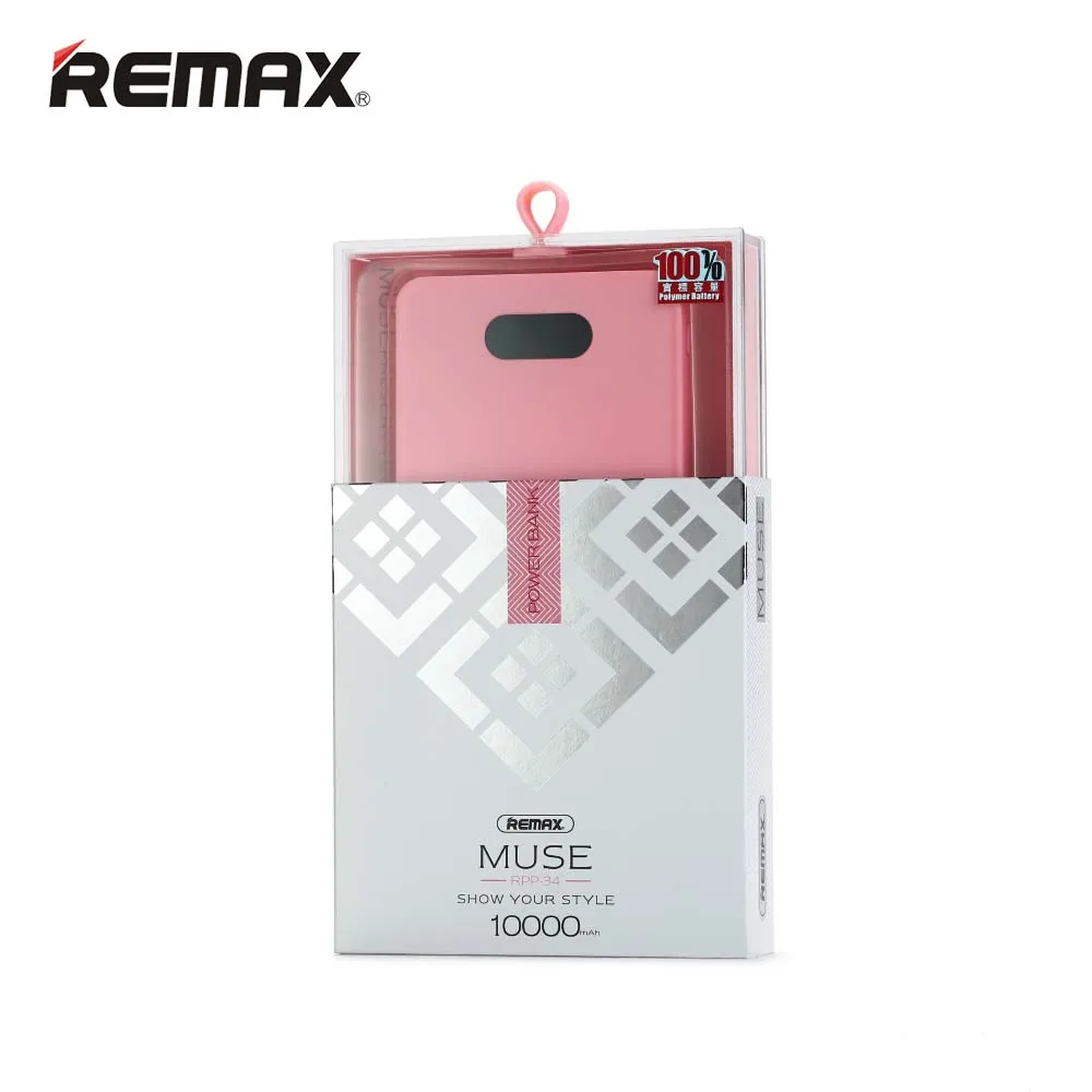 Remax rpp 34 mobile power 10000 полимер зарядки сокровище мобильный телефон для мини целом|phone
