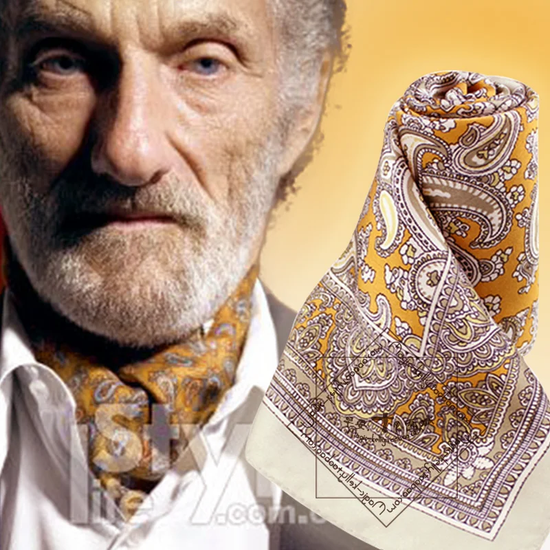 2015 new designer silk scarf male pure silk facecloth commercial suit