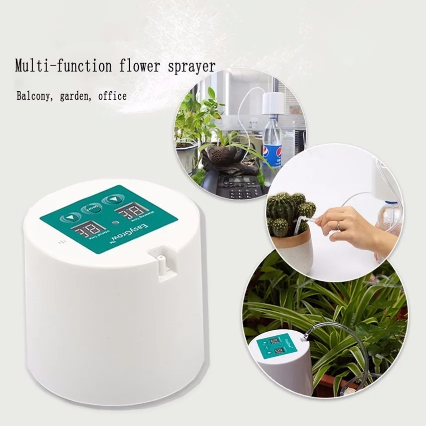 Intelligent Garden Succulents Rechargeable Automatic Watering Device Potted Plant Drip Irrigation Timer System Watering Kits