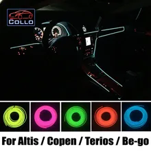 Гибкий неон холодный свет/9 м el Провода для daihatsu Альтис/Copen/Terios/be-Go /Terios эко/консоль автомобиля декоративные полосы