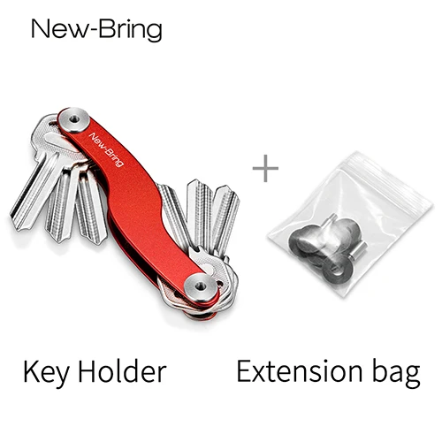 Smart Key Holder Organizer Key Wallet - Цвет: Red Holder Extender