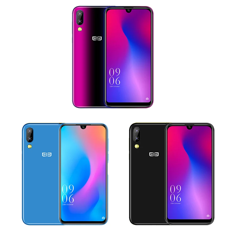 Elephone A6 Mini 5.71 Inch waterdrop Screen Mobile Phone Android 9.0 MT6761 Quad Core HD+ 4GB+32GB 16MP 3180mah 4G Smartphone