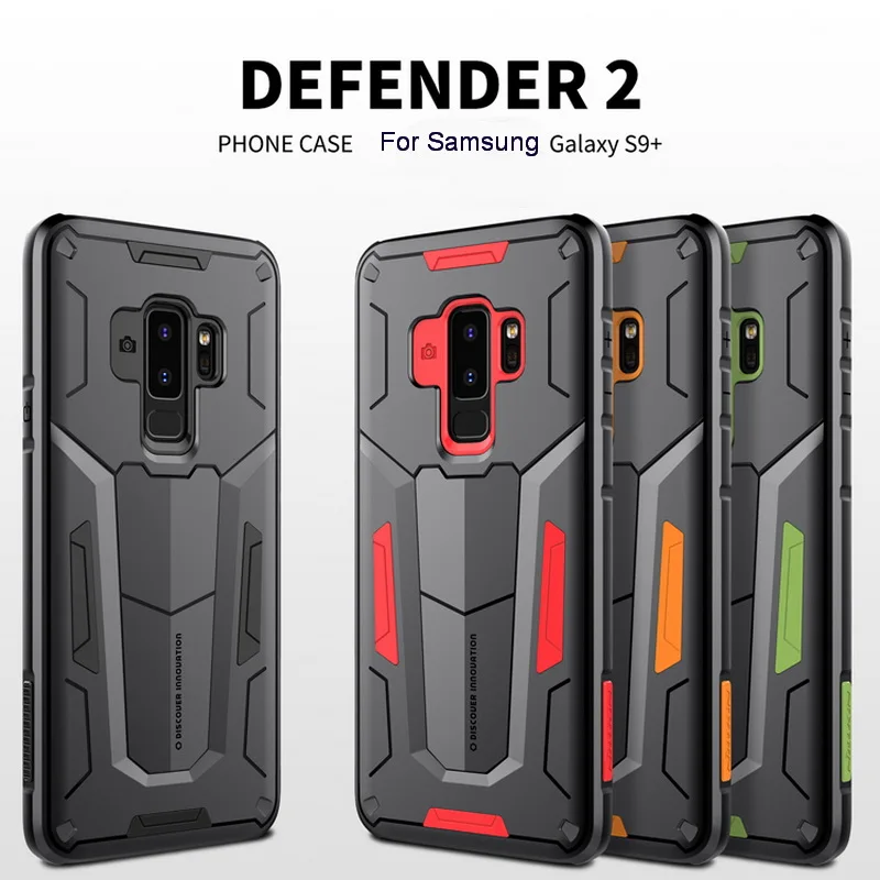 Противоударный чехол-броня для Samsung Galaxy S9 Plus S10 чехол NILLKIN Defender 2 защитный жесткие
