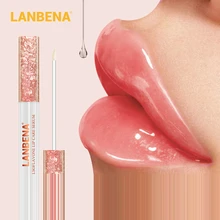 Lsoflavone Сыворотка для ухода за губами Блеск для губ маска для увеличения эластичности губ уменьшить тонкие линии Восстанавливающая увлажняющая красота