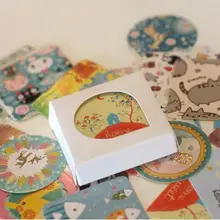 2 штуки в упаковке стикер милые животные бумажная наклейка s ручная работа Скрапбукинг декорирование дневник Lable Симпатичные уплотнительные наклейки s Kawaii Sta