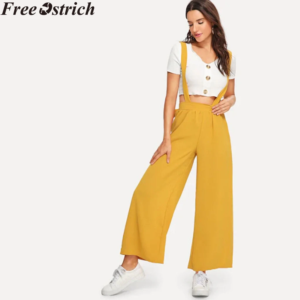 yellow chiffon jumpsuit