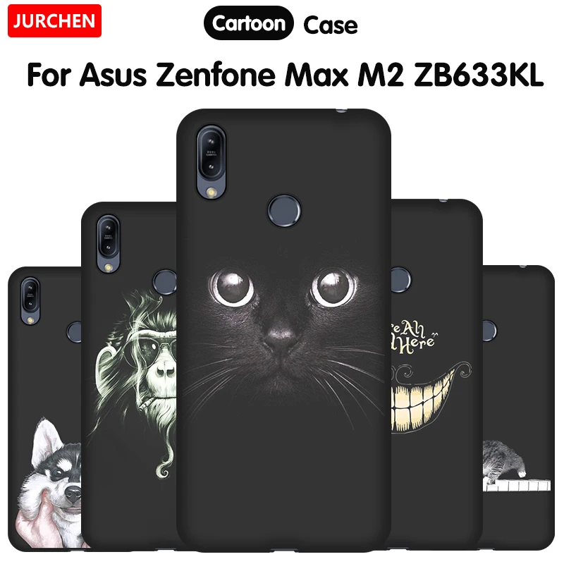 Jurchen Phone Case For Asus Zenfone Max Pro M2 Zb631kl Zb632kl Zb633kl Zb634kl Silicone Soft Cover For Asus Zenfone Max Pro M2 Phone Case Covers Aliexpress