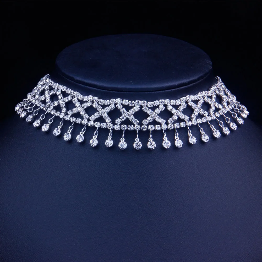 StoneFans, популярные кубические циркониевые цепочки, колье, ожерелье для женщин, регулируемая длина, трендовые Геометрические Чокеры, ожерелья N6087