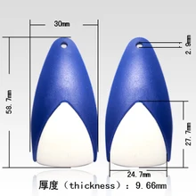 1000 шт. 125 кГц EM4100 ID RFID брелков, теги RFID, маркер для управления доступом KF-15