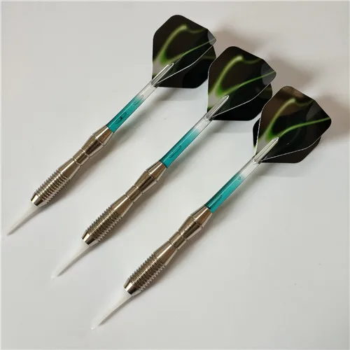 3pcs/Set Soft Tip Darts With18g Iron Barrel Dart Shaft for Electronic Dartboard 