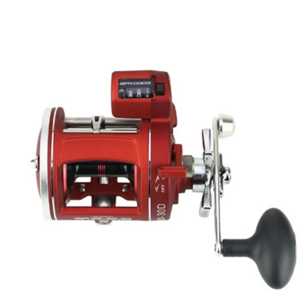 

NEW 12BB ACL Drum Reel with Counter Fishing Reel Boat Fishing Trolling Fishing Reel Outdoor Fishing Tool