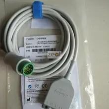 Для Mindray 0010-30-43127 12-pin 3/5 свинец Сплит Тип ECG основной кабель дефибрилляция Тип EV6201