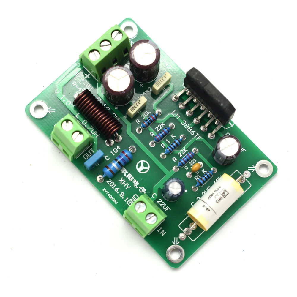 Lusya HiFi LM3886TF моно аудио усилитель мощности плата 68 Вт для 4 8 Ом динамик Собранный F5