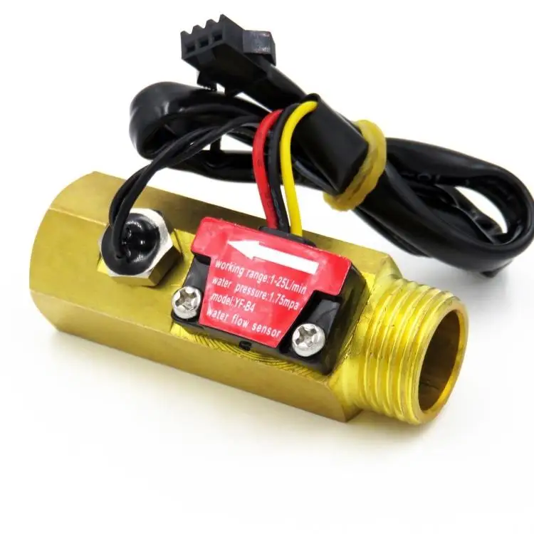 4 точечный турбинный расходомер датчик расхода воды холл с зондом обнаружения