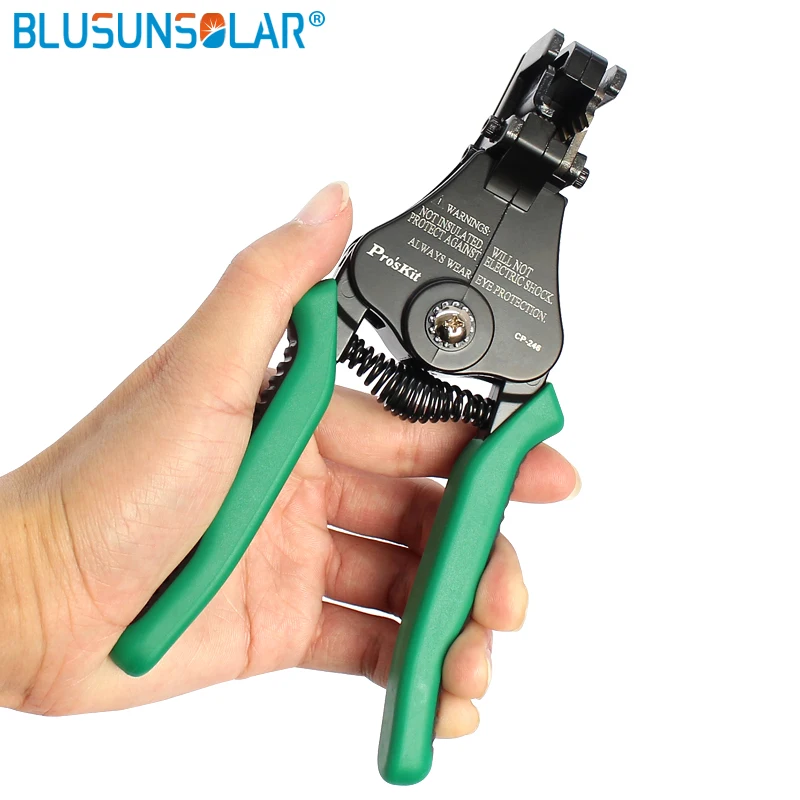 

20pcs/lot Multi-function Solar Cable Stripper Cutter PV Wire Stripper Plier for stripping 2.5/4/6mm2 cables