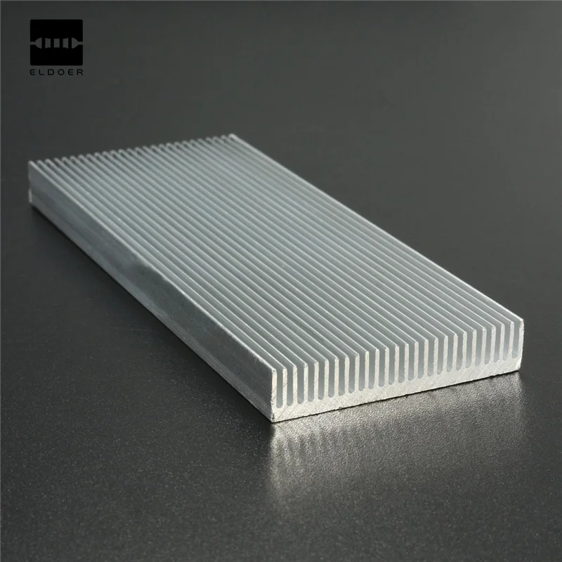 

Aluminum Heat Sink Heatsink For High Power LED Amplifier Transistor 100x41x8mm New Electric Electrical Ceramics