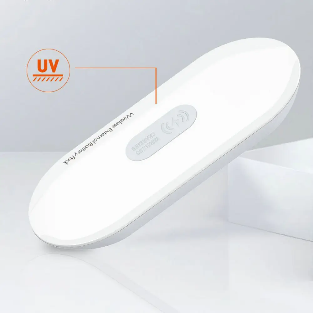 LDNIO компактное Беспроводное зарядное устройство power Bank светодиодный 5000 мАч