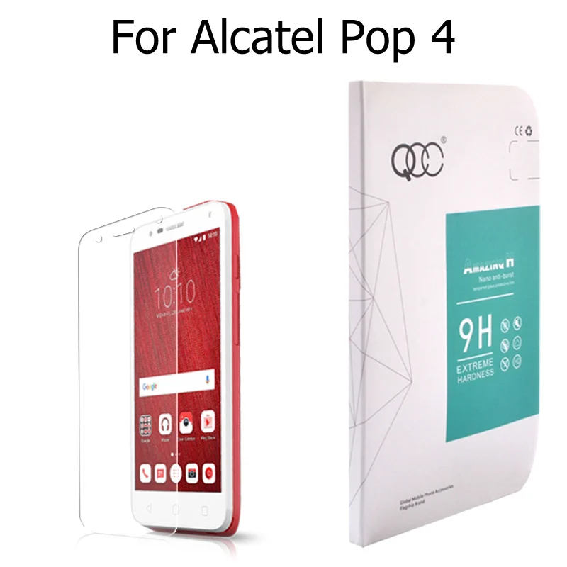 Высококачественная Противоударная стеклянная пленка для Alcatel One Touch Pop 4 4S из