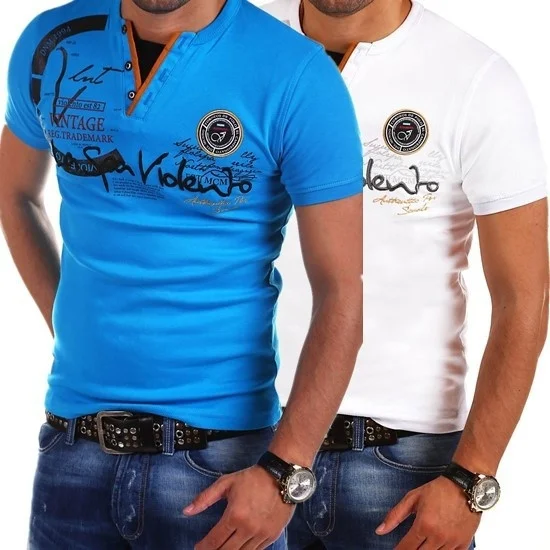 

Men's Fashion Personality Cultivating Short-sleeved T-Shirt