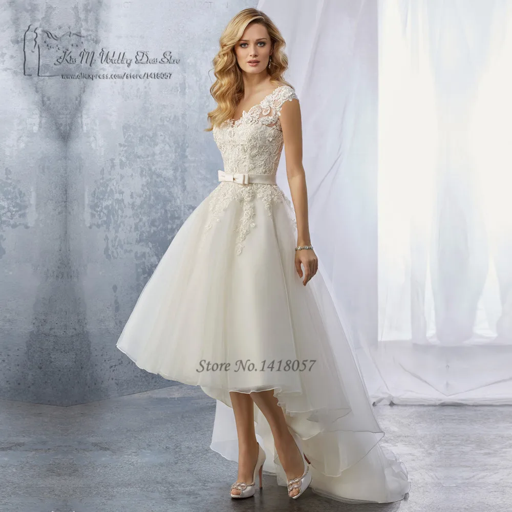 high low vintage wedding dresses