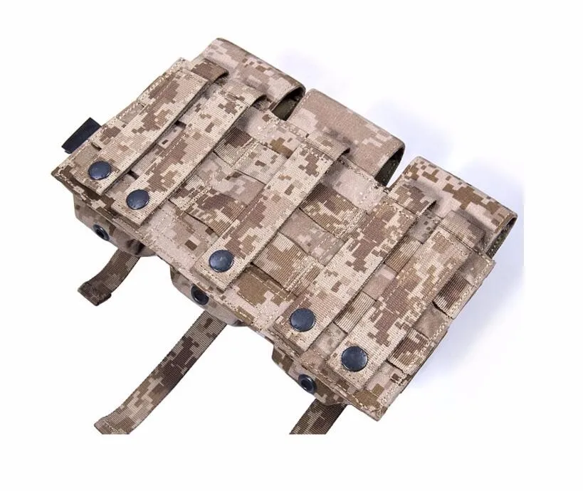 FLYYE MOLLE Combo Tri-M4/двойной 9 мм маг мешок PH-M031