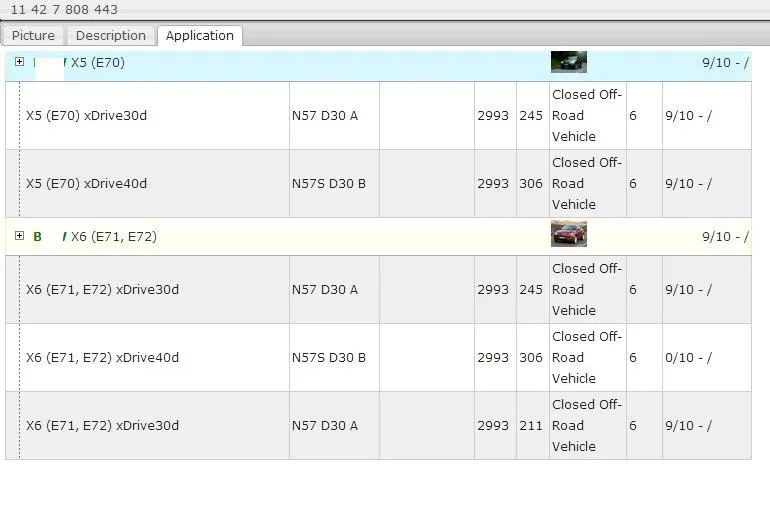 Масляный фильтр для BWM: E71-X6, E70N-X5 30dx, E90/E91/E92/E93-325d/330d, F07/F10/F11-525d, F01/F02/F03/F04-730d/740d 11427808443# RH94