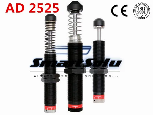 ФОТО free shipping  1pcs M25x1.5 Pneumatic Hydraulic Shock Absorber Damper adjustable series 25mm stroke AD 2525
