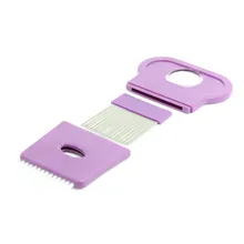 12 шт. оптом 3 в 1 Функция с лупой иглой для домашних животных флисовая Расческа для вшей не содержит волос для детей