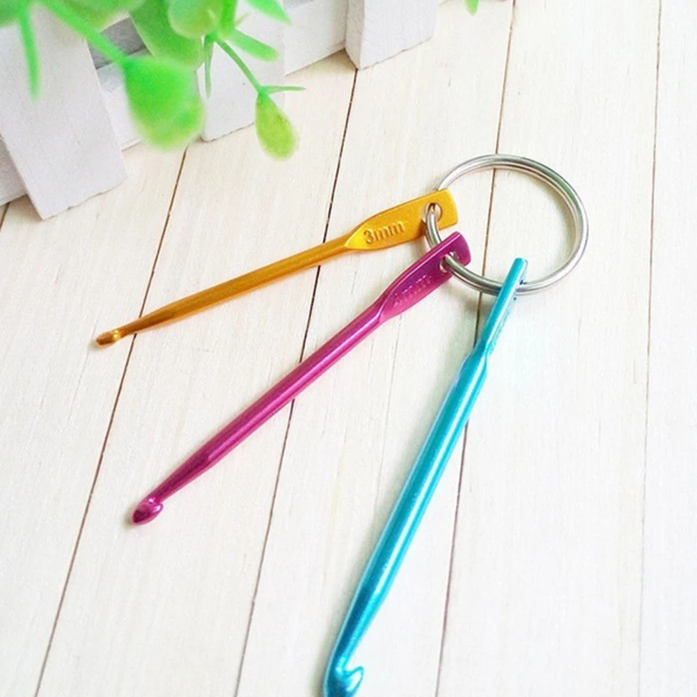 

3Pcs/set crochet hooks key chain set weaving tools crochet needles crochet hooks #6272