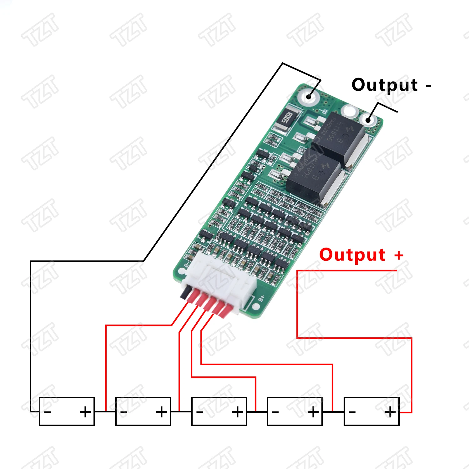 TZT 5S 15A литий-ионный литиевый аккумулятор BMS 18650 Защитная плата для зарядного устройства 18 в 21 в схема защиты сотового устройства