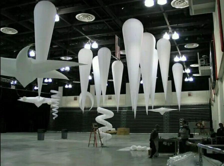 

3m hanging inflatable led light balloon for event decoration